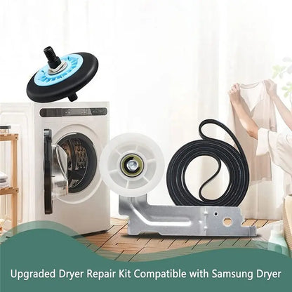 [B25B Dryer Repair Kit Includes DC97-16782A Dryer Roller Includes 6602-001655 Dryer Belt For Dryer