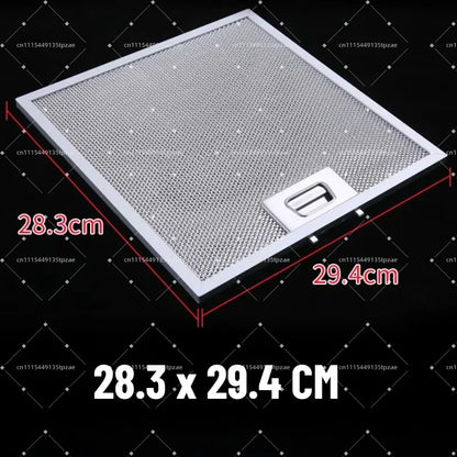 Range Hood Filter for Fume Filter Kitchen Vent Aluminum Mesh Air Range Hood Grease Filter Three-layer 28.3X29.4cm