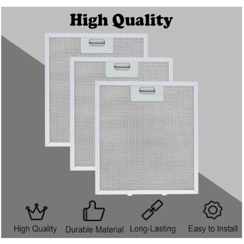 Range Hood Filter Cooker Hood Grease Leach Smoking Machine Grease Filter Screen Kitchen Metal Filter Network Replacement Parts