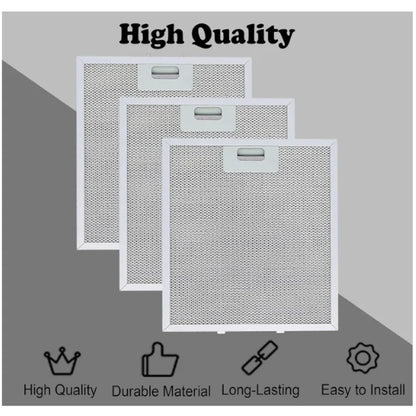 Range Hood Filter Cooker Hood Grease Leach Smoking Machine Grease Filter Screen Kitchen Metal Filter Network Replacement Parts
