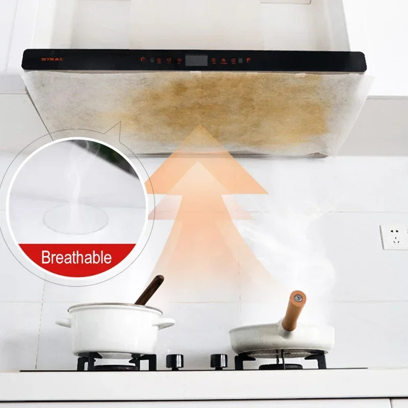 Kitchen Range Hood Oil-proof Oil-absorbing Paper Filter Disposable Side Suction Oil-absorbing Cotton