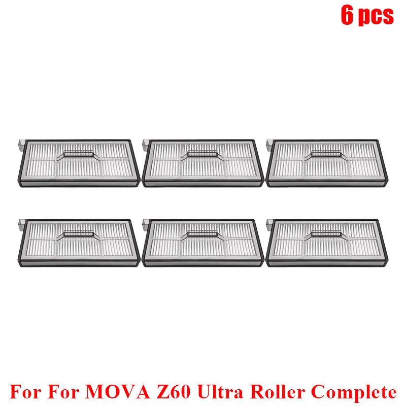 Accessories For MOVA Z60 Ultra Roller Complete/ Z60 Ultra Roller SA/ Trouver Z60 Ultra Parts Main Side Brush Mop Dust Bag Filter