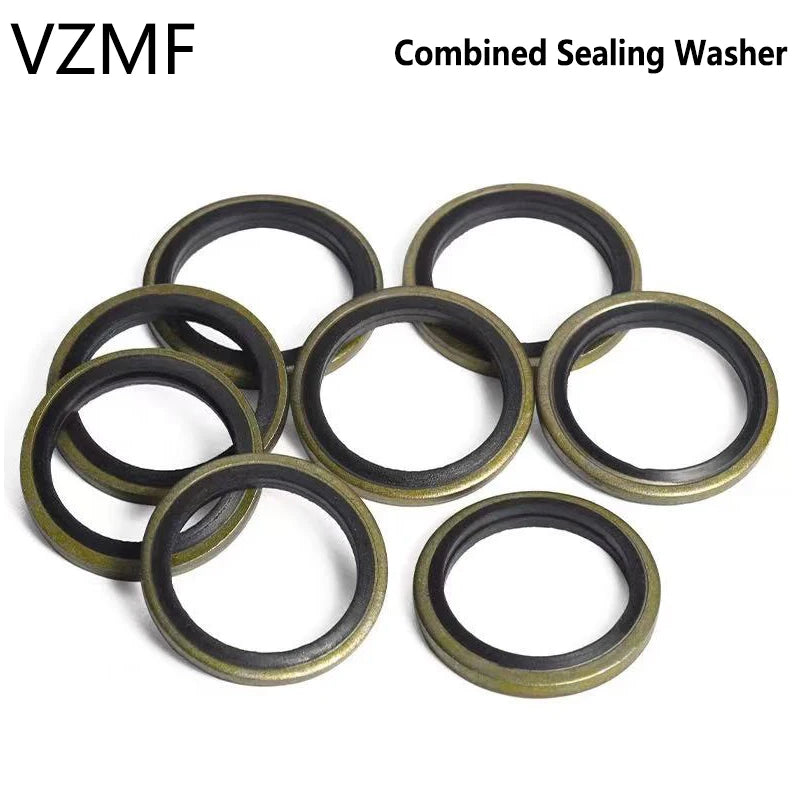 2/5/10/20/PCS Combined seal washer Bonded Seal Sealing Ring Oil Drain Screw M6 M8 M10 M12 M14 M16 M18 M20 M22 M24 M27 M30~60mm