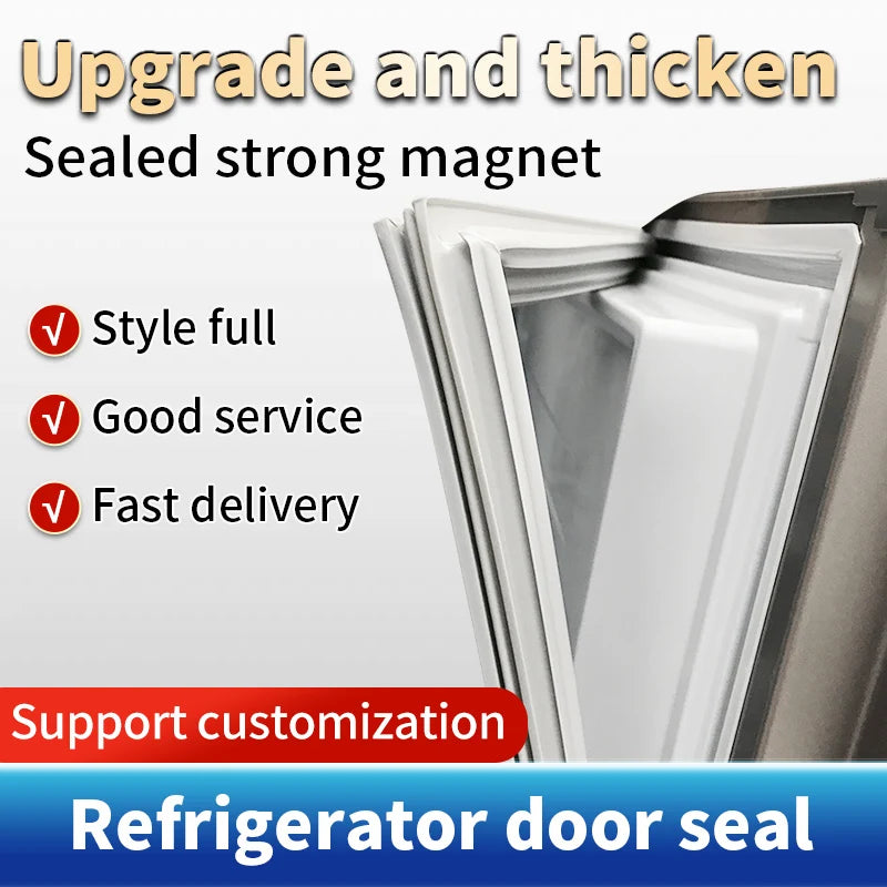Refrigerator Door Seal — 3M Magnetic — Custom Size