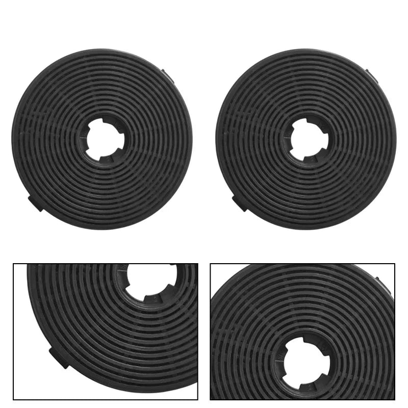 2 PCS 135mm135mm18mm Activated Carbon Filters, Home Kitchen Range Hood Replacement Appliance Parts