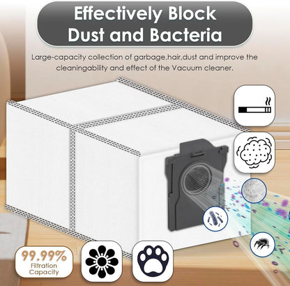 For MOVA Z60 Ultra/Pro Roller Complete Replacement Accessories Parts Main Side Brush Filter HEPA Roller Mop Cloth Bag.