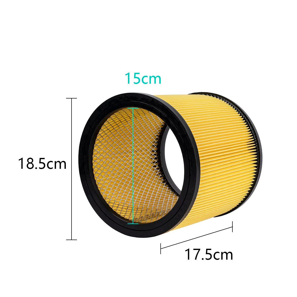 Standard Trolley Style Filters and Retainers Compatible with All Vacmaster Vac5-16 Gallon Vacuum Cartridge Filters and Retainers