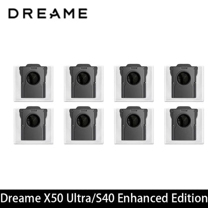Dreame X50 Ultra / S40 Enhanced / L50 Pro Ultra Edition Vacuum Parts Main Roller Side Brush Hepa Filter Mop Cloth Dust Bag