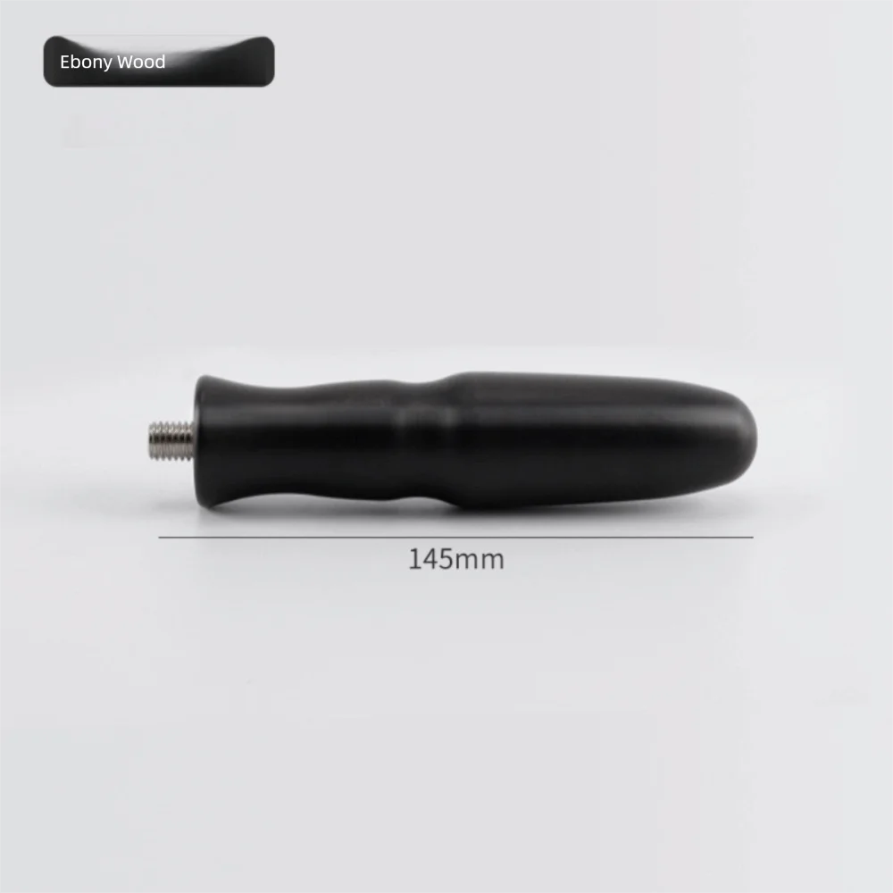 M10 Coffee Portafilter Handle Revolving Solid Wood Coffee Machine Handle Barista Tools for 51/53/58mm Filter Holder Handle