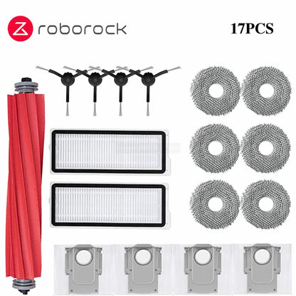 Compatible with Roborock Q Revo MaxV/Q Revo S/Q Revo Pro Robot Vacuums Cleaner Accessory Dust Bag Main Side Brush HEPA Filter Mop Cloths Spare