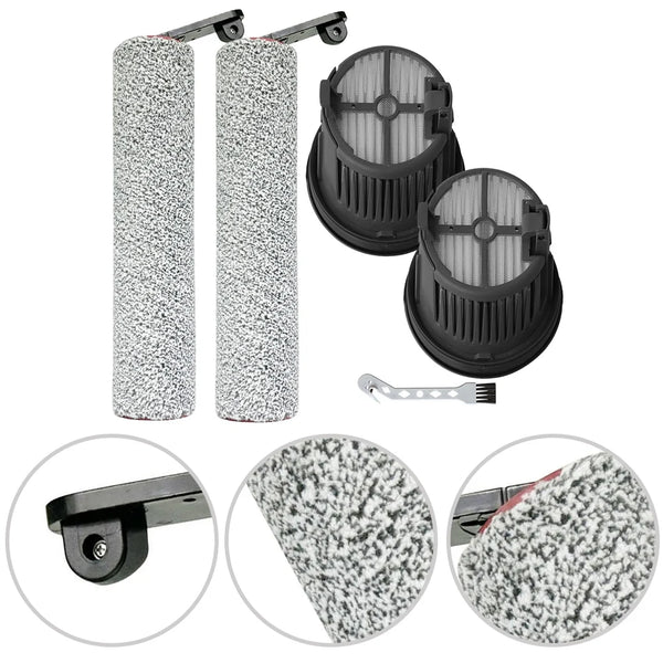 Brush Roller And Filter Replacement Parts For Dreame For Ae Wash Vacuum Cleaner Accessories Gray Plastic For Cleaning Tool