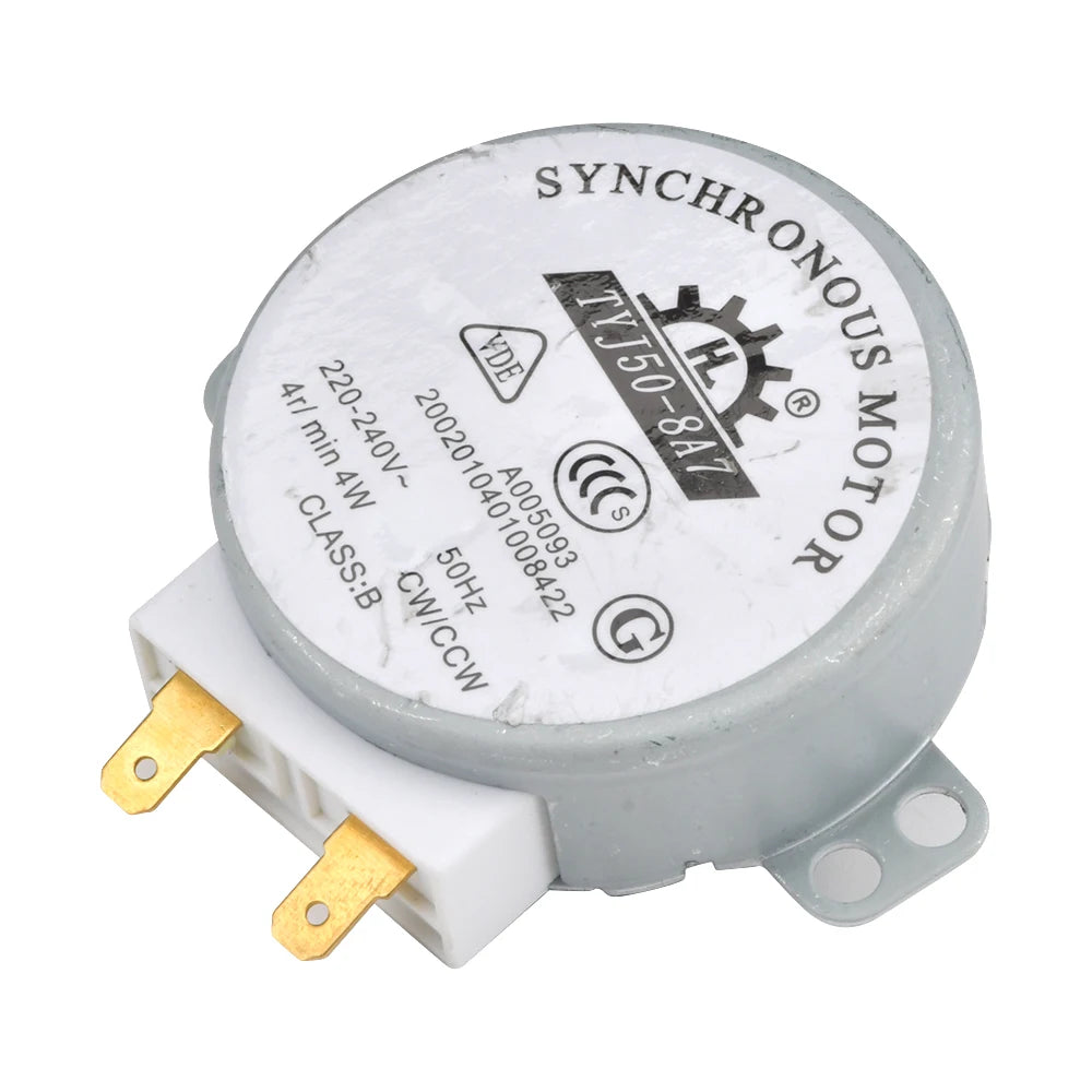 TYJ50-8A7 AC 220V Brushless Motor Non Directional Synchronous Motor CW/CCW Motor For Microwave Turntable Glass Tray