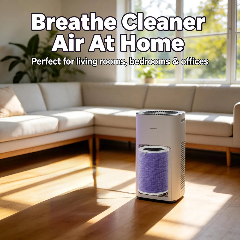 Air Filter Compatible with Xiaomi Mi 1 2 2S 2C 2H 3 3S 3C 3H Mijia Air Purifier Replacement Air Filter Carbon 13H HEPA Filter
