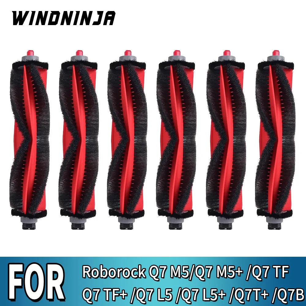 Replacement Main Brush Compatible with Roborock Q7 M5+ Q7 M5 Q7 TF Q7 TF+ Q7 L5 Q7 L5+ Q7B Q7T+ Robot Vacuum Roller Brush Accessories Parts