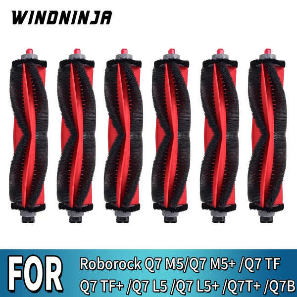 Replacement Main Brush Compatible with Roborock Q7 M5+ Q7 M5 Q7 TF Q7 TF+ Q7 L5 Q7 L5+ Q7B Q7T+ Robot Vacuum Roller Brush Accessories Parts