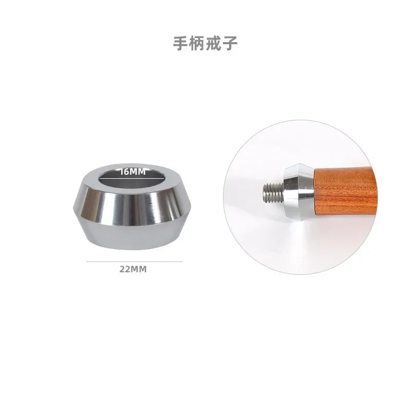 Coffee Solid Wooden Handle M10, Filter Holder Espresso Coffee Machine Tools Accessories For Barista Home