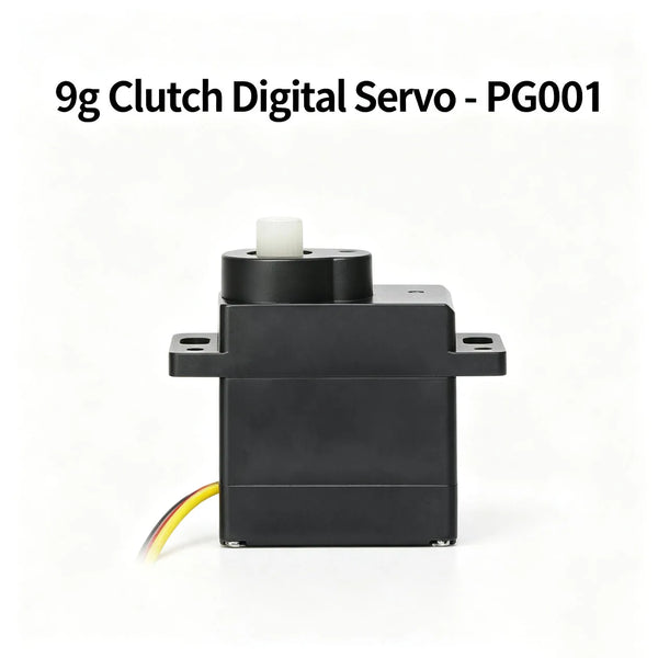 9g Servo Motor With Clutch Protection PG001 PG002 180°/360° Standard Parts for Bambu Lab MakerWorld 3D Printer Maker Accessories