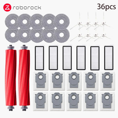Compatible with Roborock Q Revo MaxV/Q Revo S/Q Revo Pro Robot Vacuums Cleaner Accessory Dust Bag Main Side Brush HEPA Filter Mop Cloths Spa