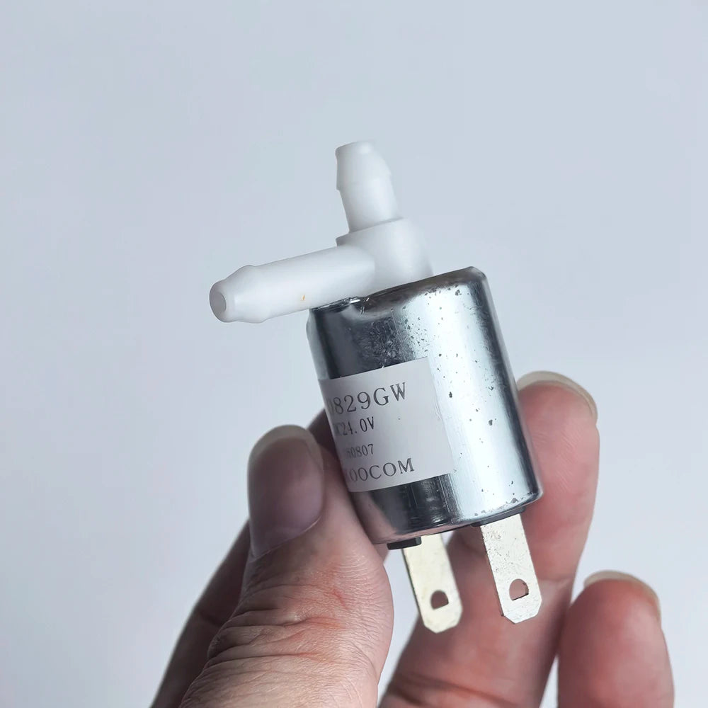 SKOOCOM SC0829GW DC 24V Small Electric Solenoid Valve Normally Closed Liquid Water Valve for Coffee Machine/water Dispenser