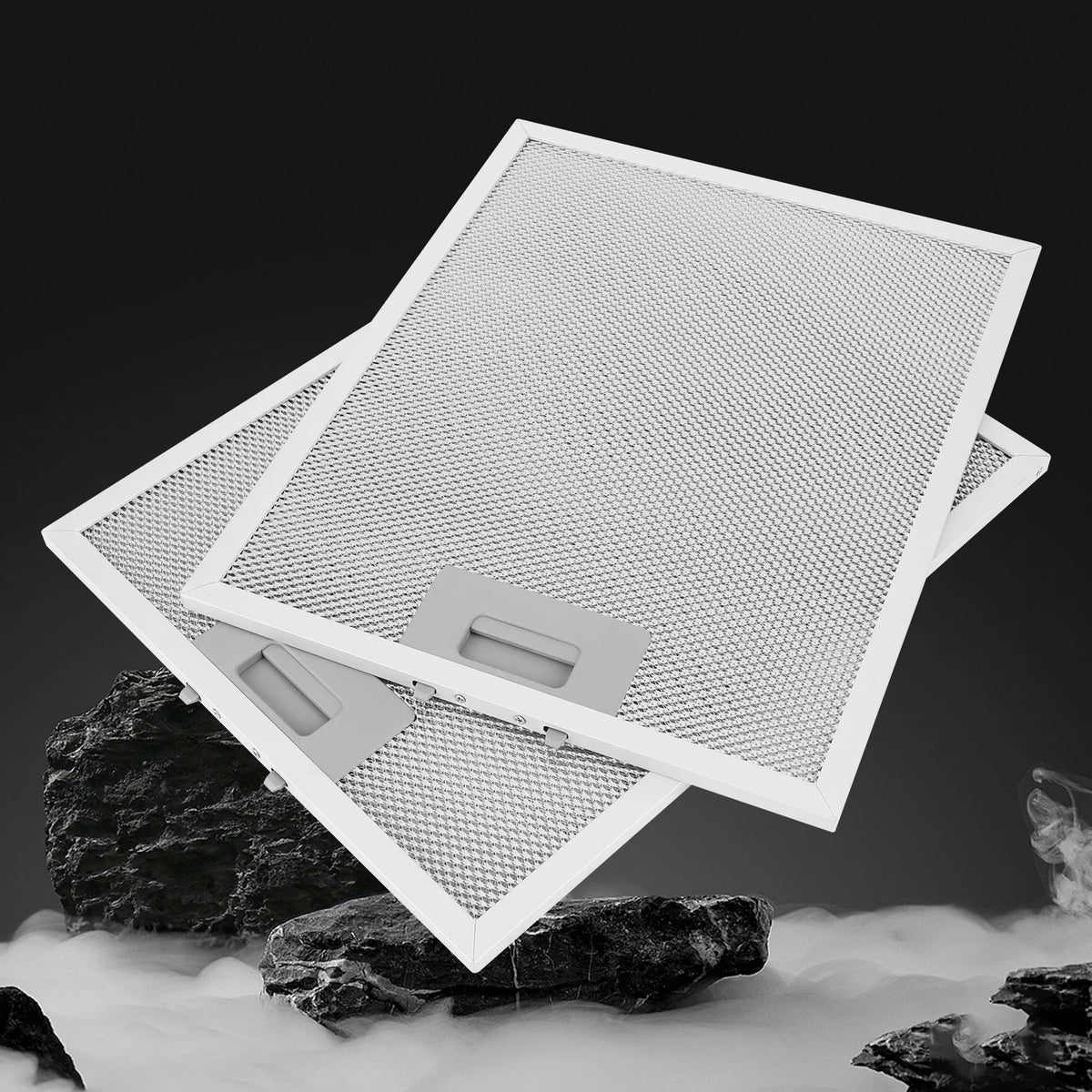 2PCS Aluminum Cooker Hood 320x260mm Metal Mesh Extractor Vent Filter Mesh Hood Grease Filter Range Hood Accessories