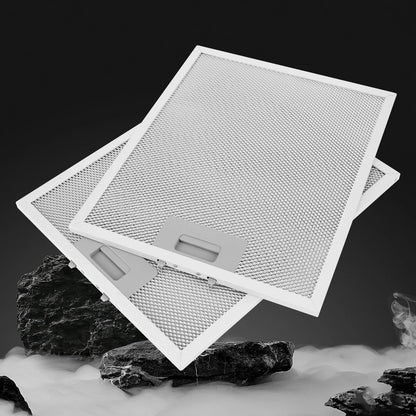 2PCS Aluminum Cooker Hood 320x260mm Metal Mesh Extractor Vent Filter Mesh Hood Grease Filter Range Hood Accessories