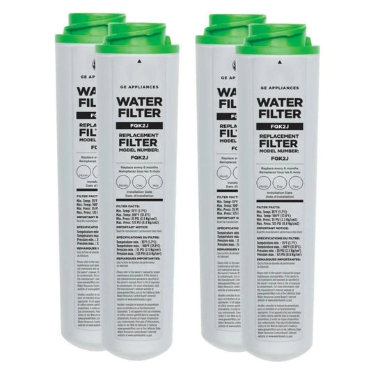 Replacement Water Filter Cartridge Compatible with GE FQK2J / FQK1K / GXSV65R / GQSV65R