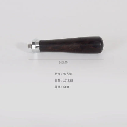 Coffee Solid Wooden Handle M10, Filter Holder Espresso Coffee Machine Tools Accessories For Barista Home