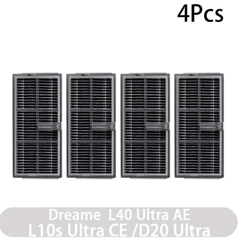 For Dreame L40 AE/L10s CE/D20 Vacuum Cleaner Accessories Main Brush Edge Brush Cloth Dust Bag Filter Screen
