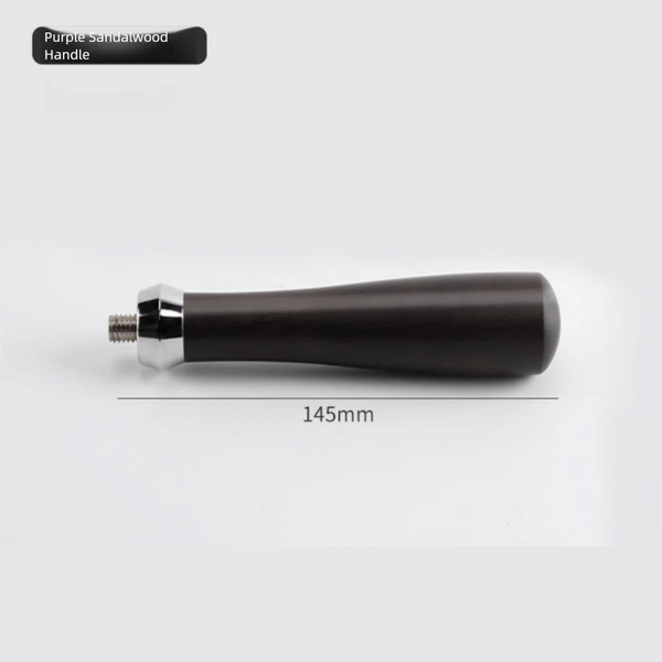 M10 Coffee Portafilter Handle Revolving Solid Wood Coffee Machine Handle Barista Tools for 51/53/58mm Filter Holder Handle