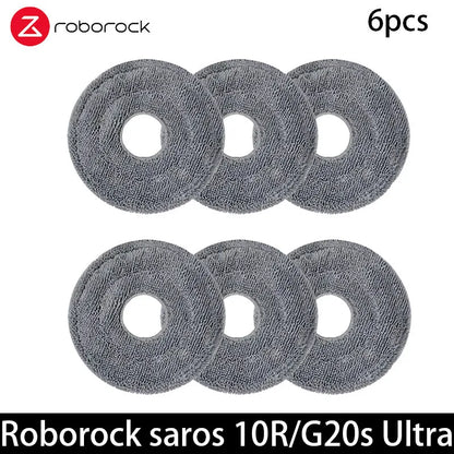 Compatible with Roborock Saros 10R/G20S Ultra Accessories Brush Filter Mop Cloth Dust Bag Spare Parts
