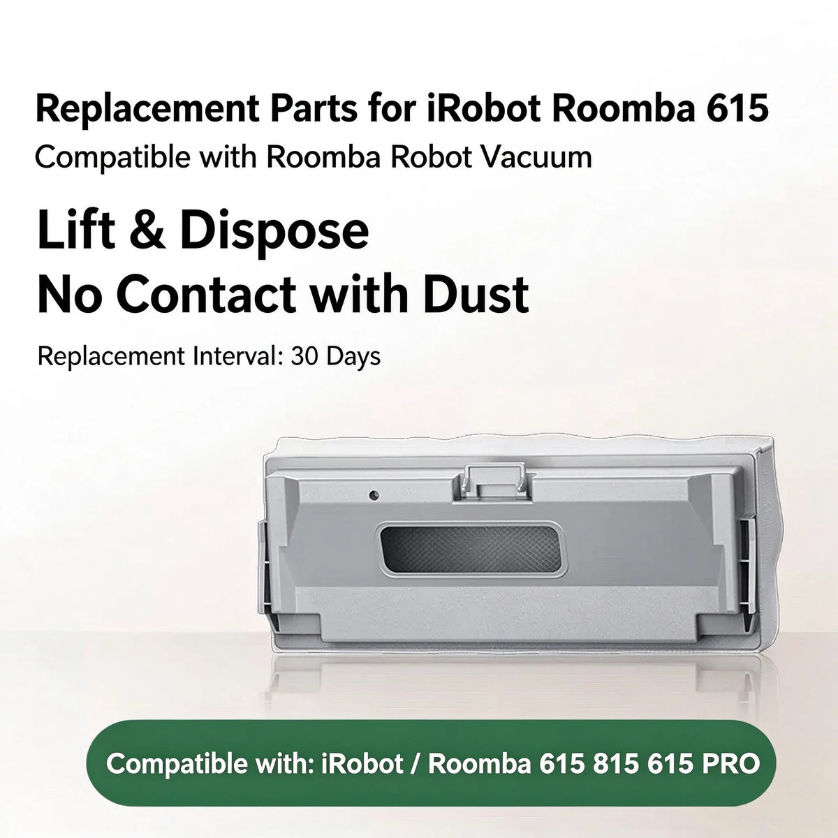 For iRobot Roomba 615 815 615 Pro Combo Robot Vacuum Replacement Parts Accessories Side Brush Main Brush Filter Dust Bag Mop Pad