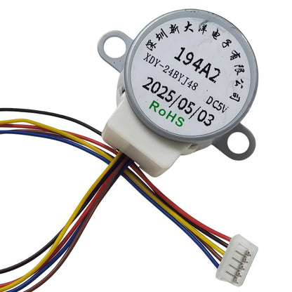1pc Low-Energy Consumption Pure Copper 4-Phase 5-Wire DC Gear Stepper Motor 5V 24BYJ48 Reduction Motor for Fan Tool Accessories