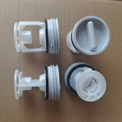 Washing Machine Drain Pump Cover Filter Compatible with Samsung Haier Little Swan TCL Midea Washer Drainage Plug Replacement Parts