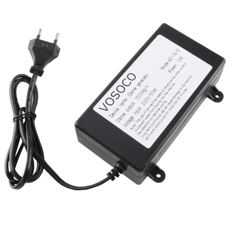 VOSOCO Ozone Generator Ozonizer Water Air Purifier Fruit Vegetable Meat Clean Fish Tank Kitchen Toilet Deodorization 1000mg