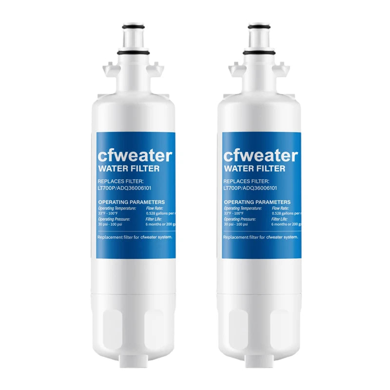 Replacement Refrigerator Water Filter Compatible with LG / Kenmore ADQ36006101 / LT700P / ADQ36006102 / 9690 / RWF1200A — 1-9 Pack