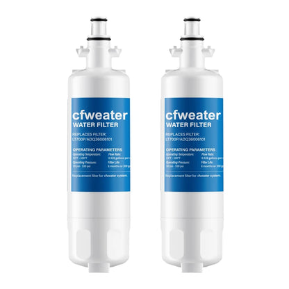 Replacement Refrigerator Water Filter Compatible with LG / Kenmore ADQ36006101 / LT700P / ADQ36006102 / 9690 / RWF1200A — 1-9 Pack