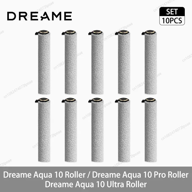 Dreame Aqua 10 Roller / Aqua 10 Pro Roller / Aqua 10 Ultra Roller Accessories Main Side Brush Roller Mop Cloth Filter Dust Bag