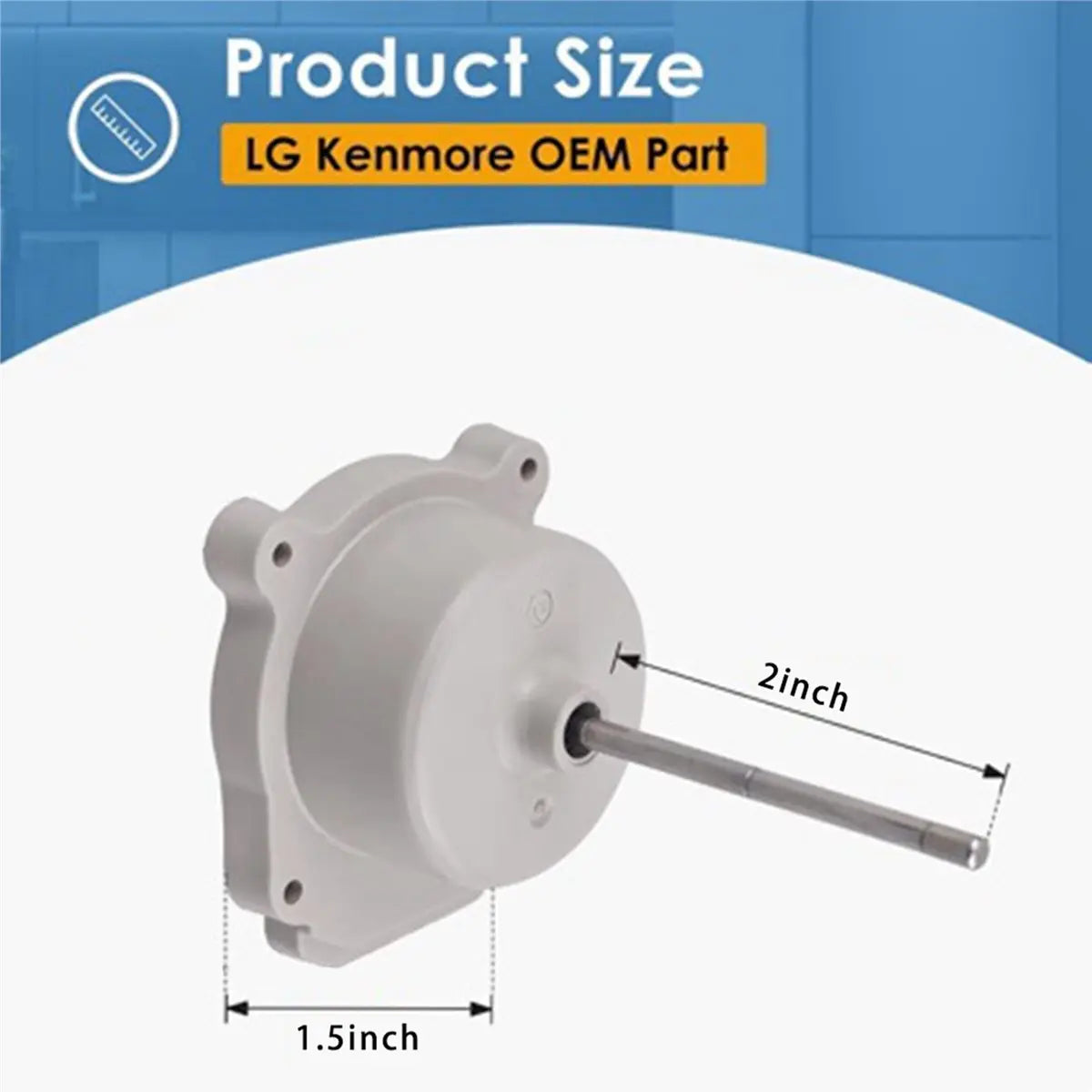 Replacement Refrigerator Fan Motor — DC12V — EAU65058313 / EAU63103001 / AP7178307 / PS16662420 / DC12V-T33C Reference
