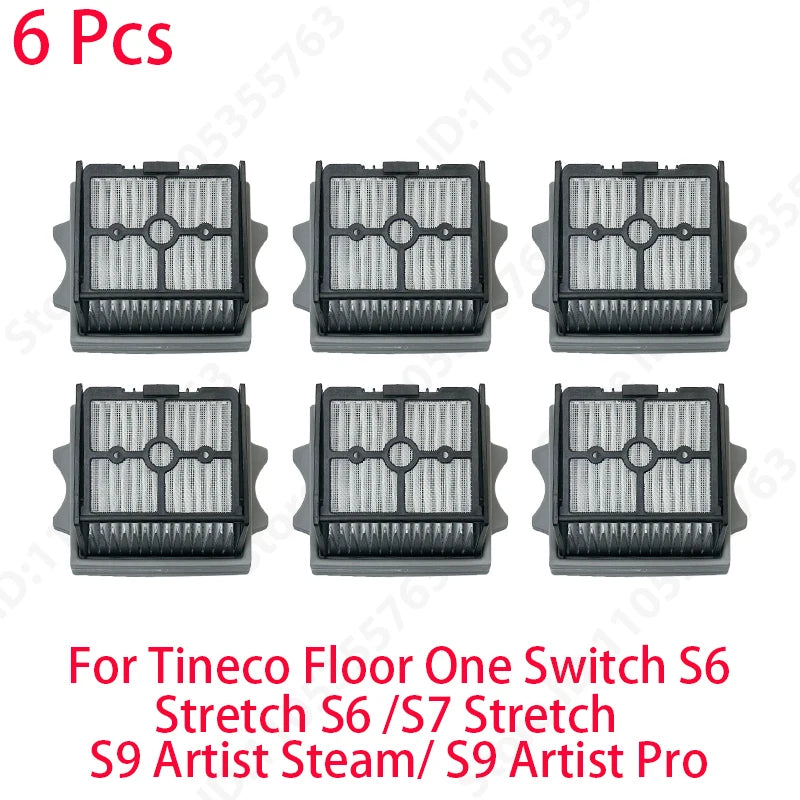 For Tineco Floor One Switch S6/Stretch S6 /S7 Stretch/ S9 Artist Steam/ S9 Artist Pro Wet Dry Vacuum Cleaner Roller Brush Filter