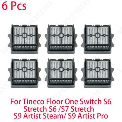 For Tineco Floor One Switch S6/Stretch S6 /S7 Stretch/ S9 Artist Steam/ S9 Artist Pro Wet Dry Vacuum Cleaner Roller Brush Filter