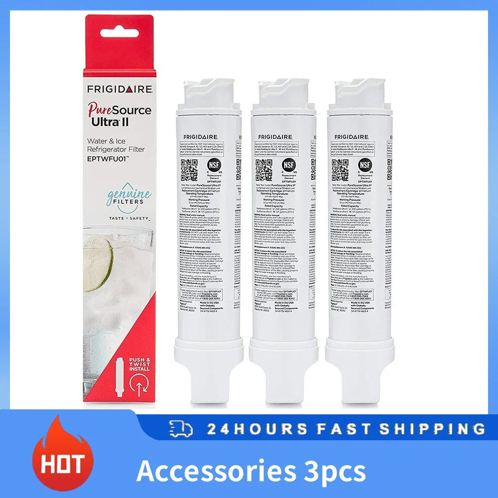 Replacement Refrigerator Water Filter — EPTWFU01 / EWF02 / 4562222 Reference