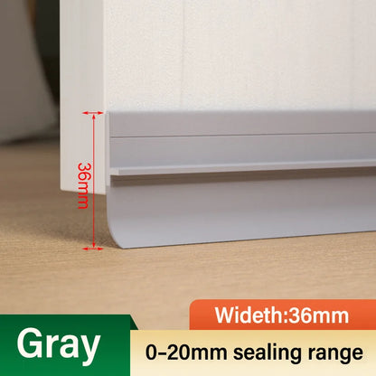 Self-Adhesive Thickened Door Bottom Sealing Strip Thermal Insulation Door Weatherstrip Anti-cold Window Draft Stopper Tape