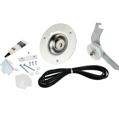 1Set 5303281153&134503600 Dryer Rear Bearing Replacement With 131863007 Dryer Idler Pulley Compatible with Some Compatible with Kenmore Dryers
