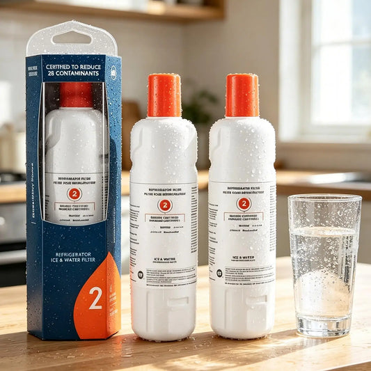 Replacement Refrigerator Water Filter Compatible with Whirlpool EDR2RXD1 / 200-Gal / W10413645A / W10238154