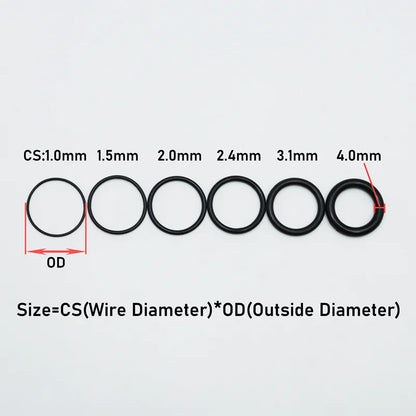 Up to 3230p O-ring Rubber NBR Seal Washer O Ring Kit Repair Faucet Pipe Car Plumbing Gasket High Temperature Oring