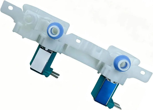Replacement Inlet Valve for Washing Machines Fits Models W1161683 W10894039 W11179274 Plastic and Metal Construction Blue