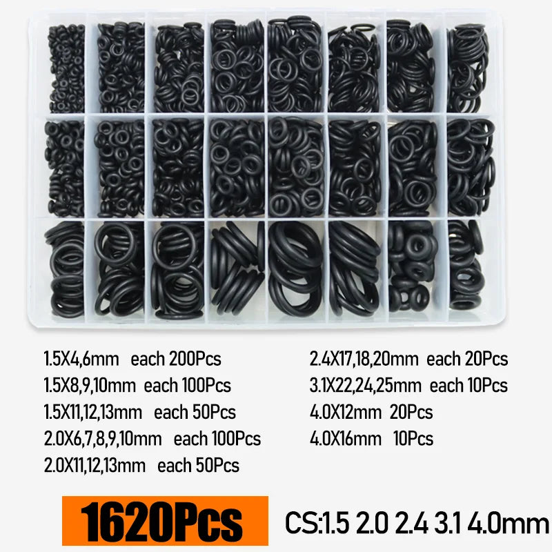 Up to 3230p O-ring Rubber NBR Seal Washer O Ring Kit Repair Faucet Pipe Car Plumbing Gasket High Temperature Oring