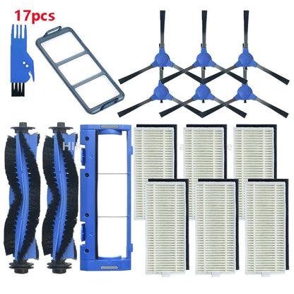 Roller Brush Pre-Filter Side Brush Parts For Eufy Robovac 11S 35C 15C 25C 30C Robot Vacuum Cleaner Accessories Wheel Brush Cover