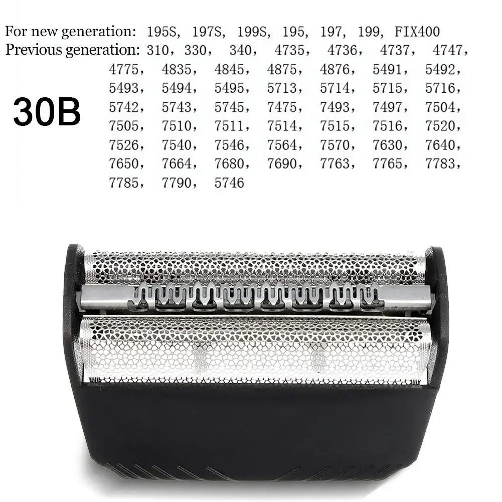 30B Replacement Shaver Foil & Cutters Compatible with Braun 310 / 330