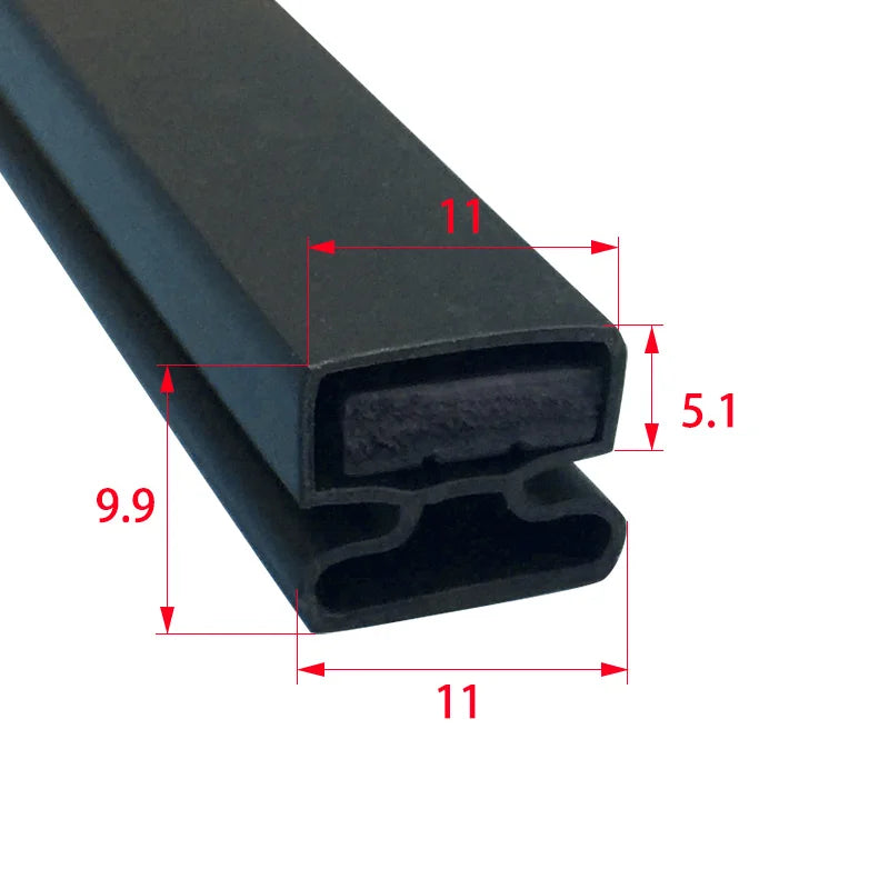 Refrigerator Door Seal — 2.5m Magnetic — Uncut Strip